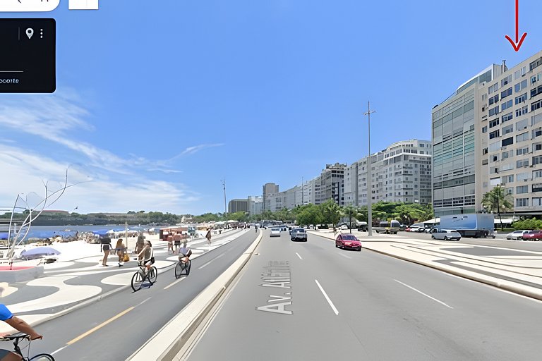 Studio beira-mar em Copacabana