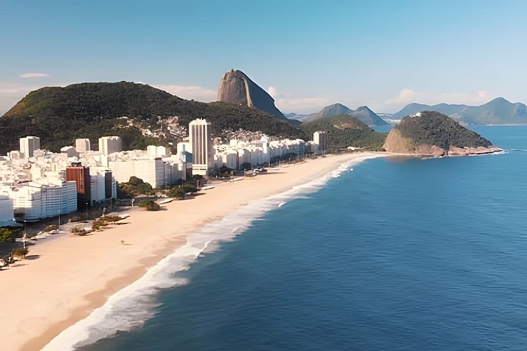Studio beira-mar em Copacabana