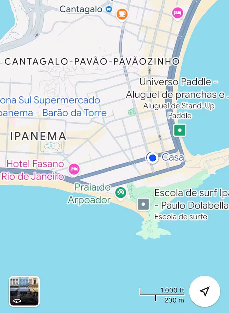 À 400 m da Praia de Copacabana e Ipanema
